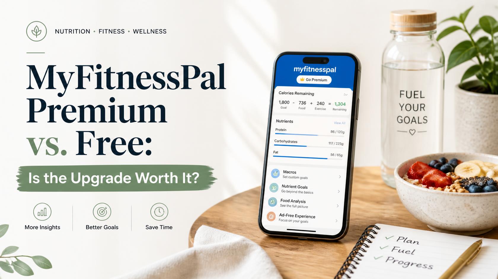 MyFitnessPal Premium vs. Free: Is the Upgrade Worth It?